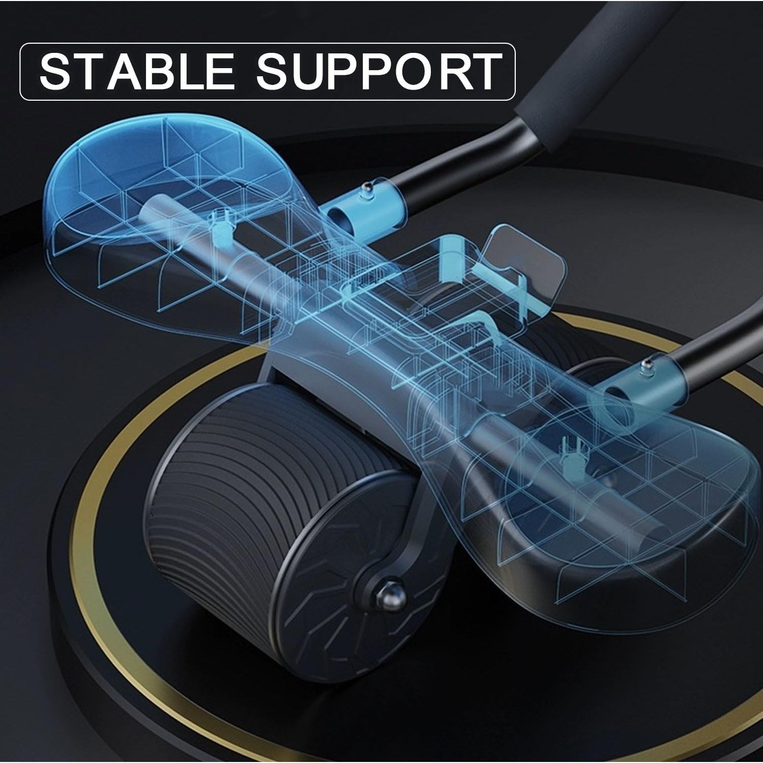 Auto-Rebound Ab Roller Core Trainer-1