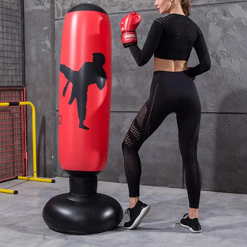 NNEOBA 160cm Inflatable Boxing Bag for Kids and Adults-1