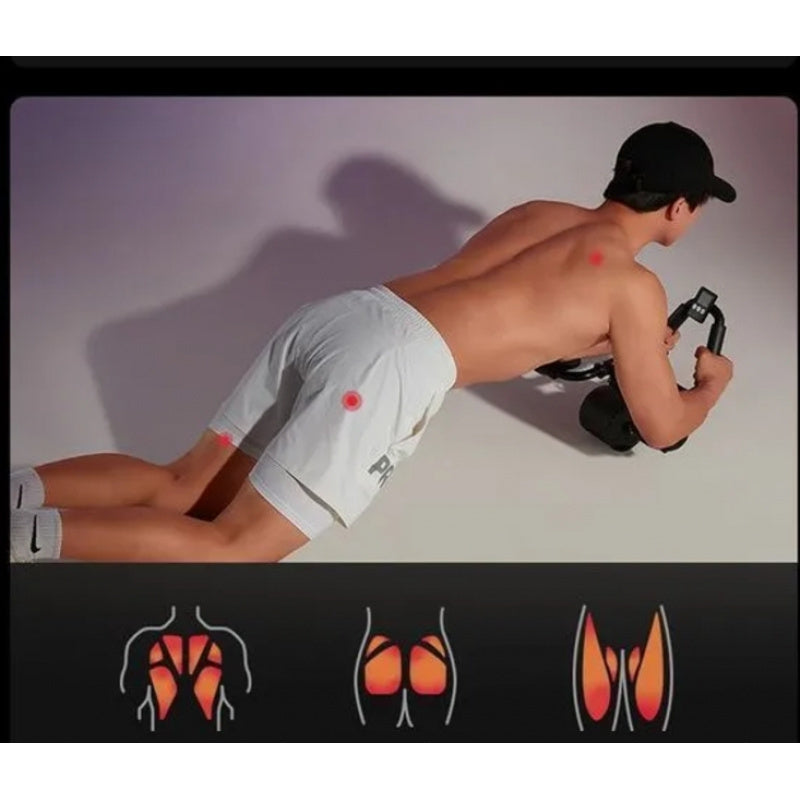 Auto-Rebound Ab Roller Core Trainer-3